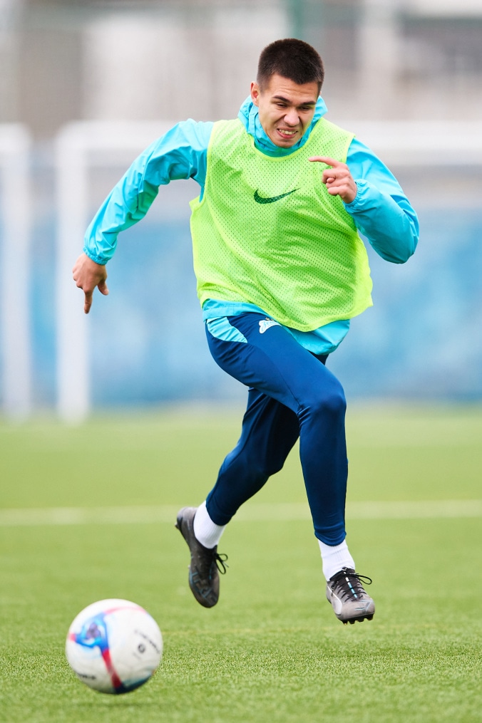 Тренировка «Зенита»-2 перед матчем с «Динамо» (Владивосток)