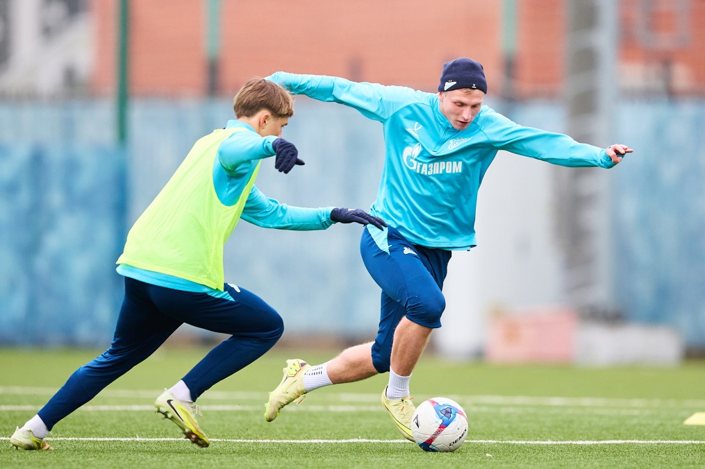 Тренировка «Зенита»-2 перед матчем с «Динамо» (Владивосток)