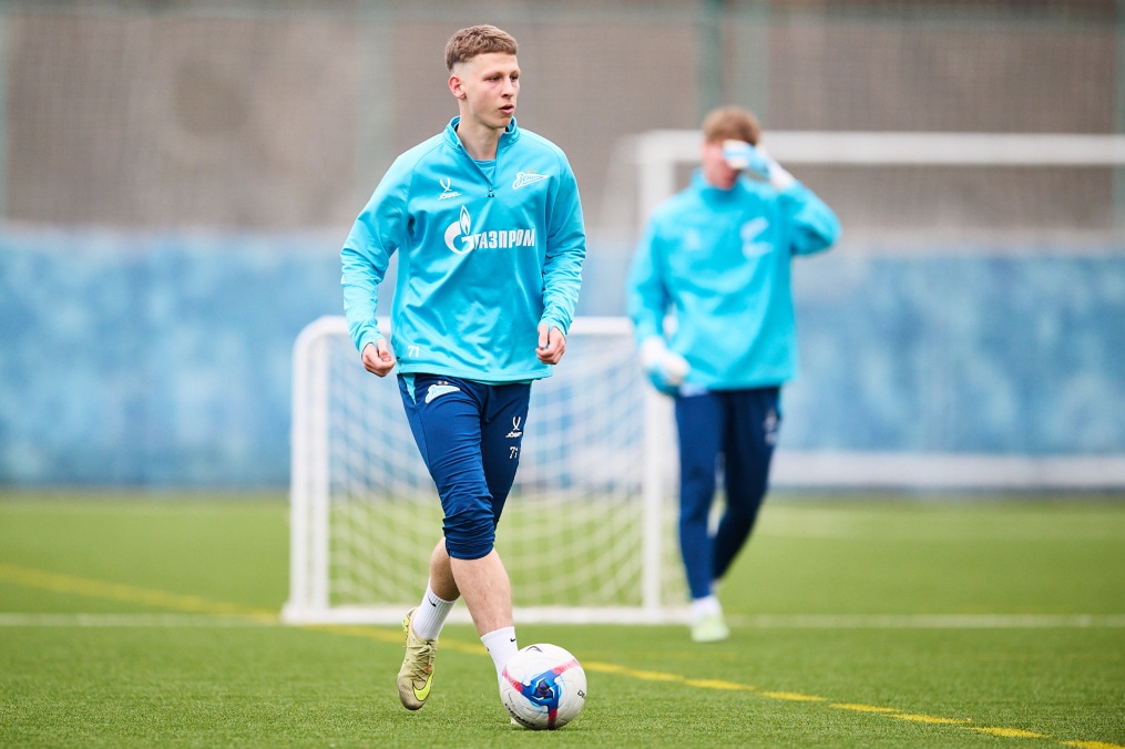 Тренировка «Зенита»-2 перед матчем с «Динамо» (Владивосток)