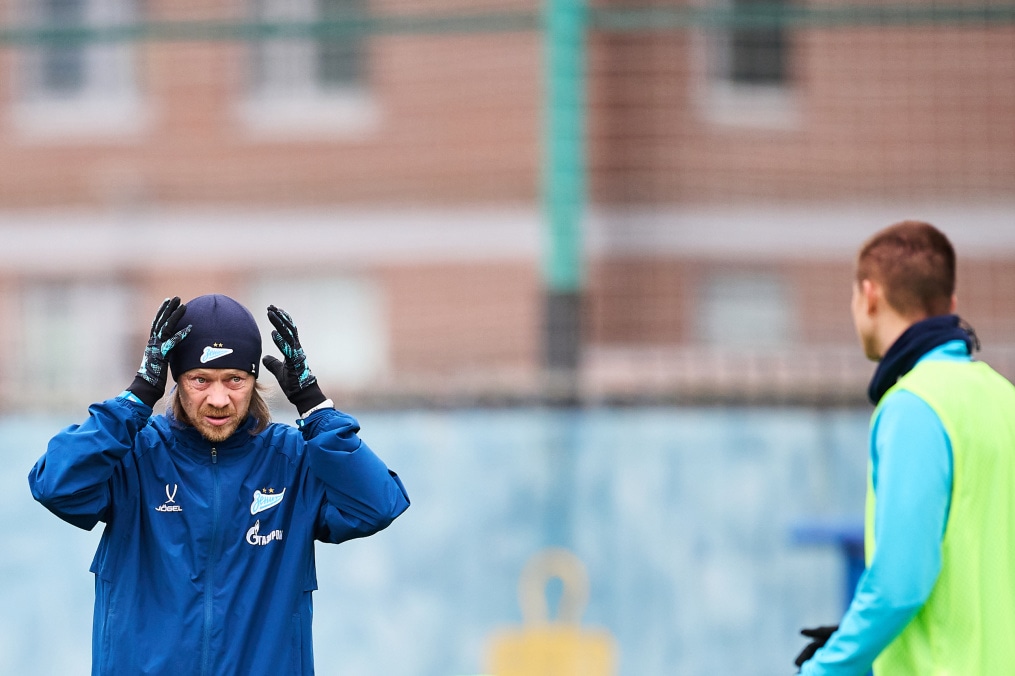 Тренировка «Зенита»-2 перед матчем с «Динамо» (Владивосток)