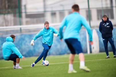 Тренировка «Зенита»-2 перед матчем с «Динамо» (Владивосток)