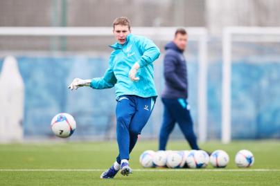 Тренировка «Зенита»-2 перед матчем с «Динамо» (Владивосток)