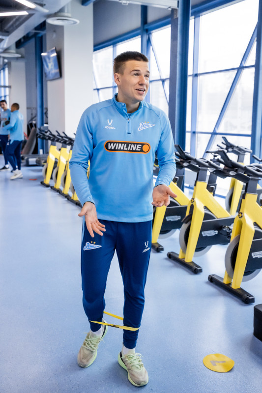 Открытая тренировка «Зенита» перед матчем с «Кайратом»