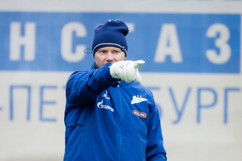 Открытая тренировка «Зенита» перед матчем с «Кайратом»