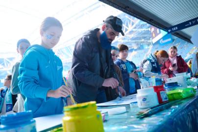 Фан-Променад перед матчем «Зенит» — «Кайрат»