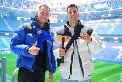 Фан-Променад перед матчем «Зенит» — «Кайрат»