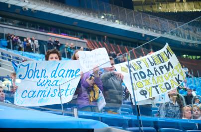 Фан-Променад перед матчем «Зенит» — «Кайрат»