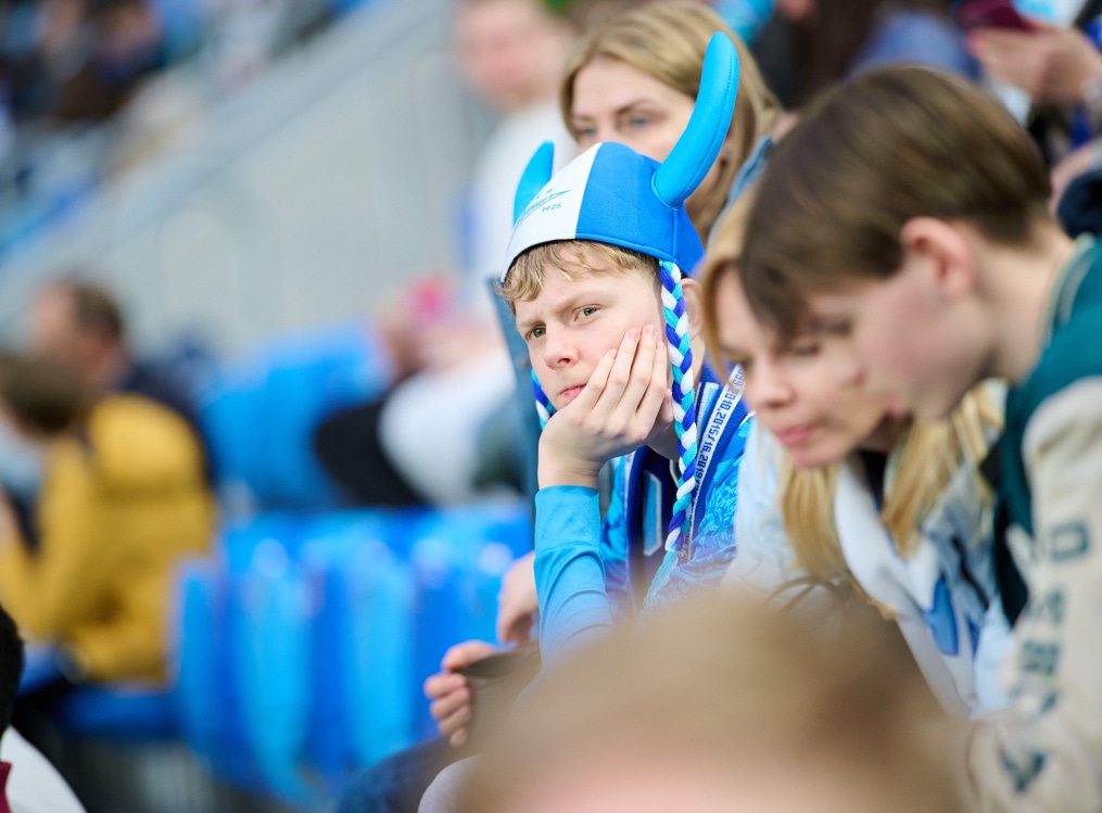 Болельщики на матче «Зенит» — «Кайрат»