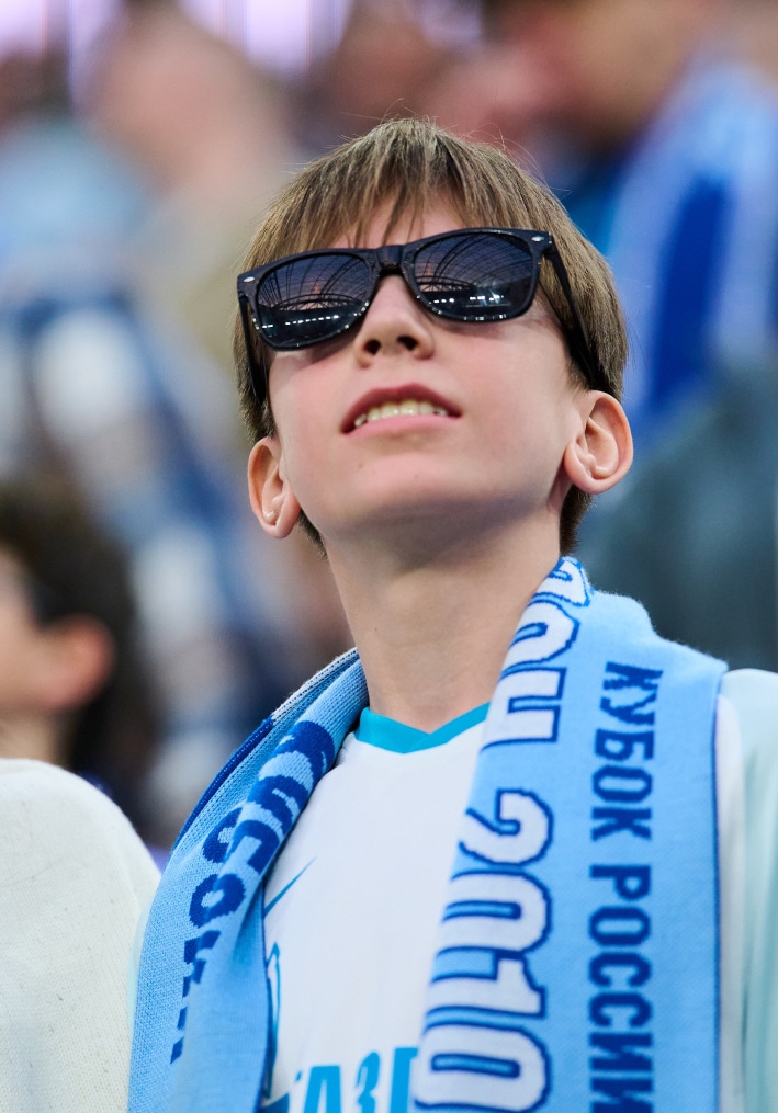 Болельщики на матче «Зенит» — «Кайрат»