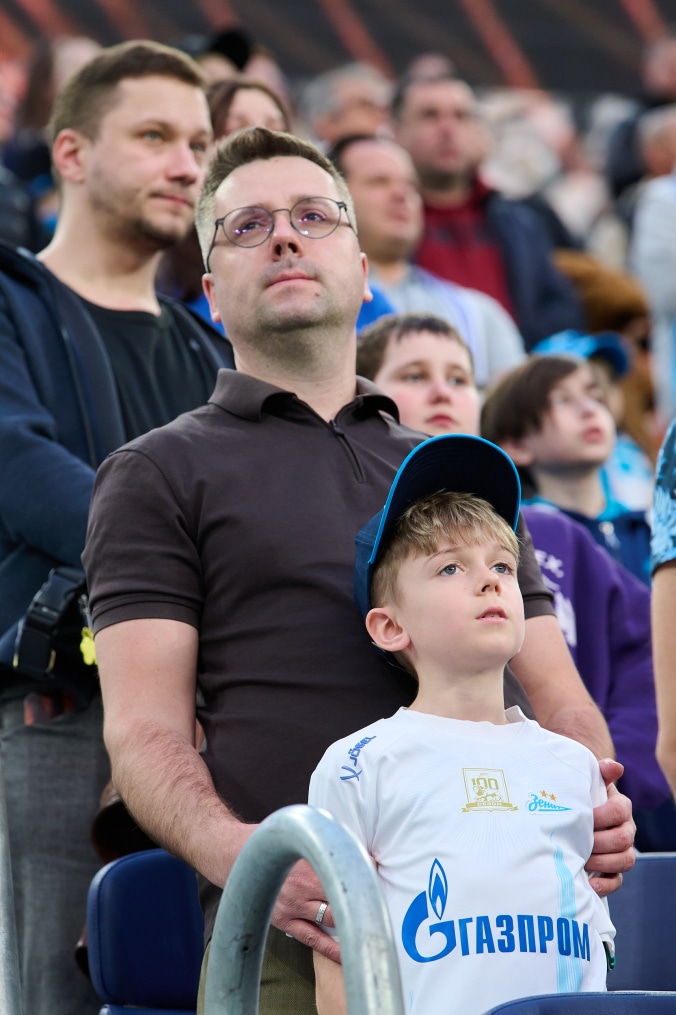 Болельщики на матче «Зенит» — «Кайрат»