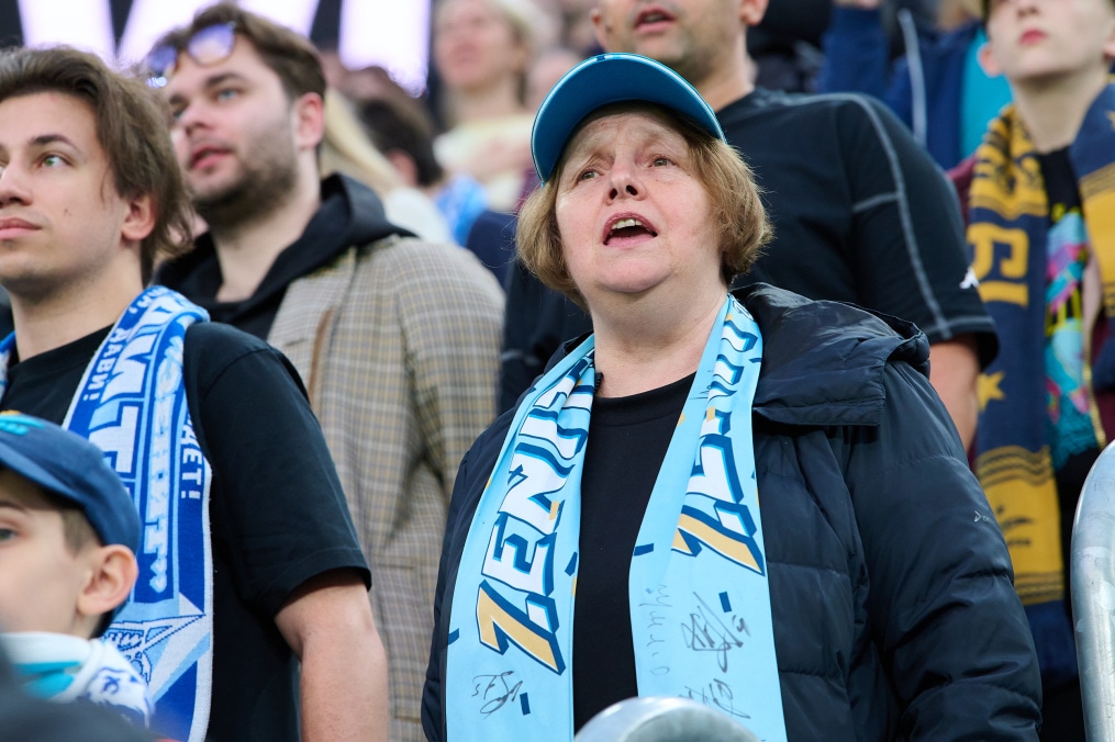 Болельщики на матче «Зенит» — «Кайрат»