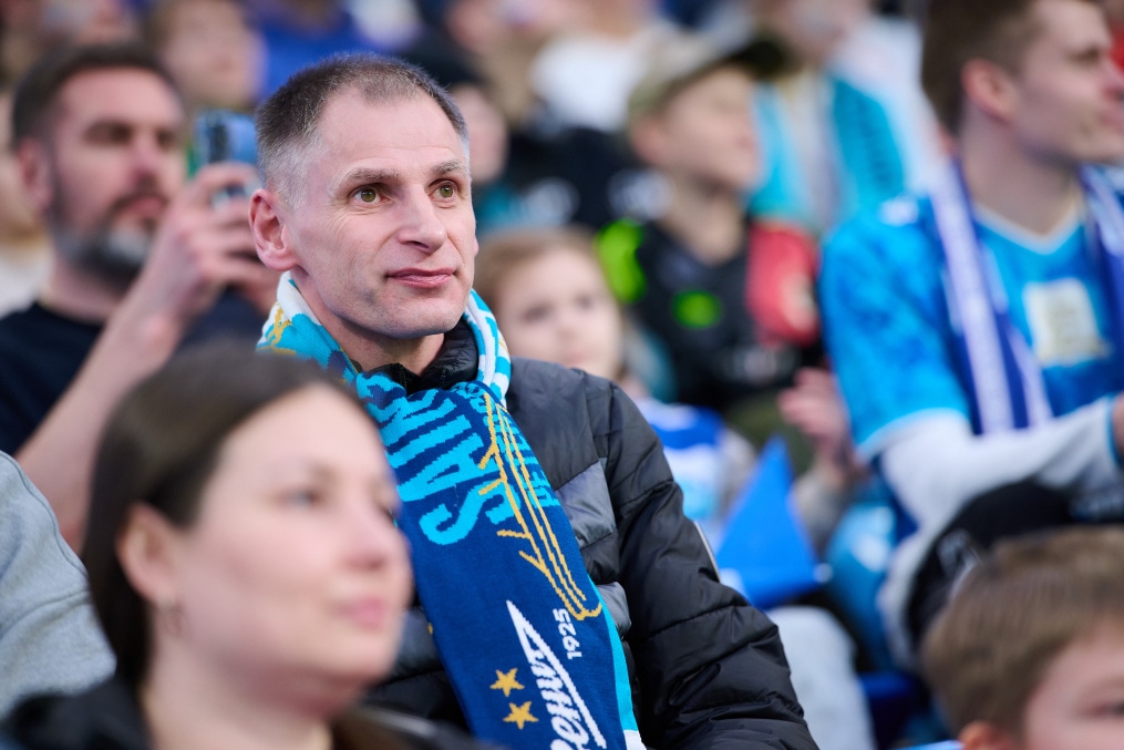 Болельщики на матче «Зенит» — «Кайрат»