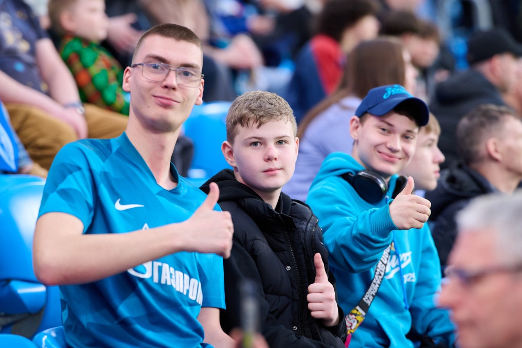 Болельщики на матче «Зенит» — «Кайрат»