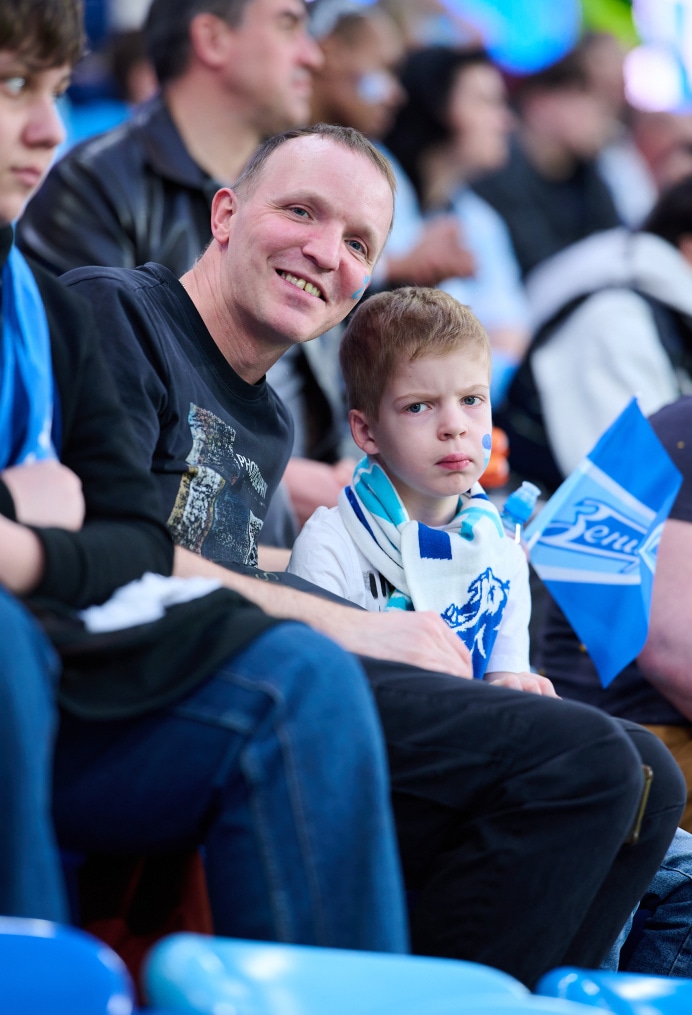 Болельщики на матче «Зенит» — «Кайрат»