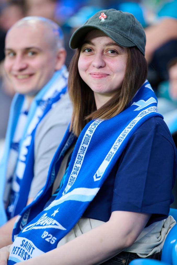 Болельщики на матче «Зенит» — «Кайрат»