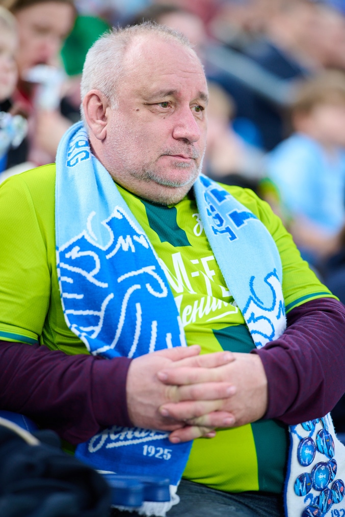 Болельщики на матче «Зенит» — «Кайрат»