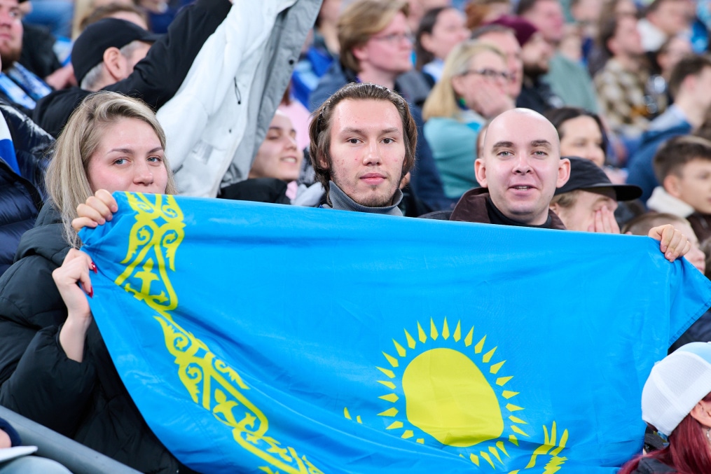 Болельщики на матче «Зенит» — «Кайрат»
