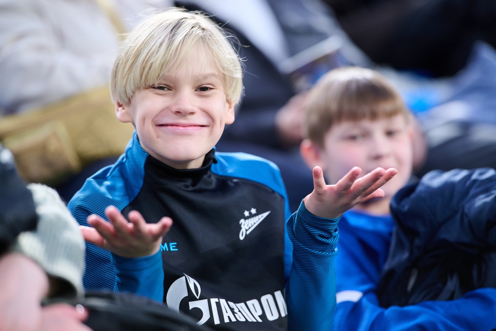 Болельщики на матче «Зенит» — «Кайрат»