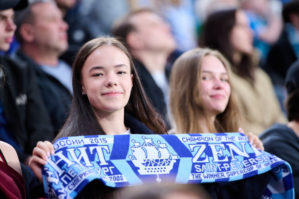 Болельщики на матче «Зенит» — «Кайрат»