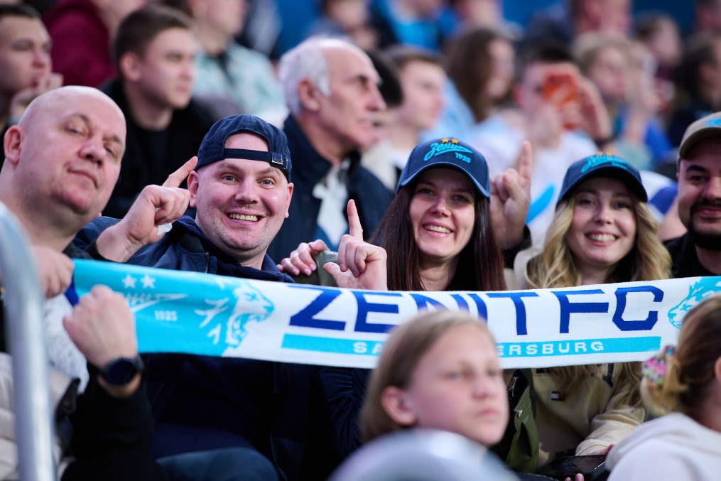 Болельщики на матче «Зенит» — «Кайрат»