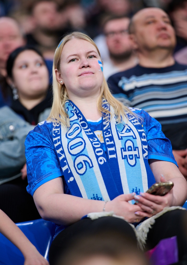 Болельщики на матче «Зенит» — «Кайрат»