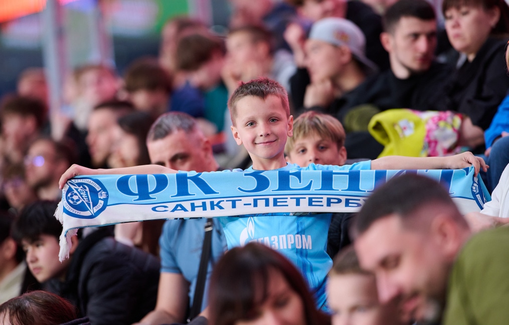 Болельщики на матче «Зенит» — «Кайрат»