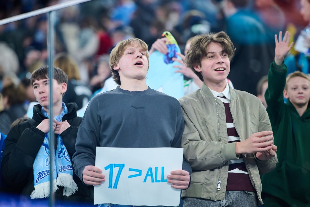 Болельщики на матче «Зенит» — «Кайрат»