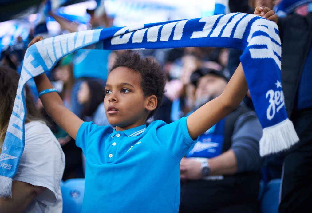 Болельщики на матче «Зенит» — «Кайрат»