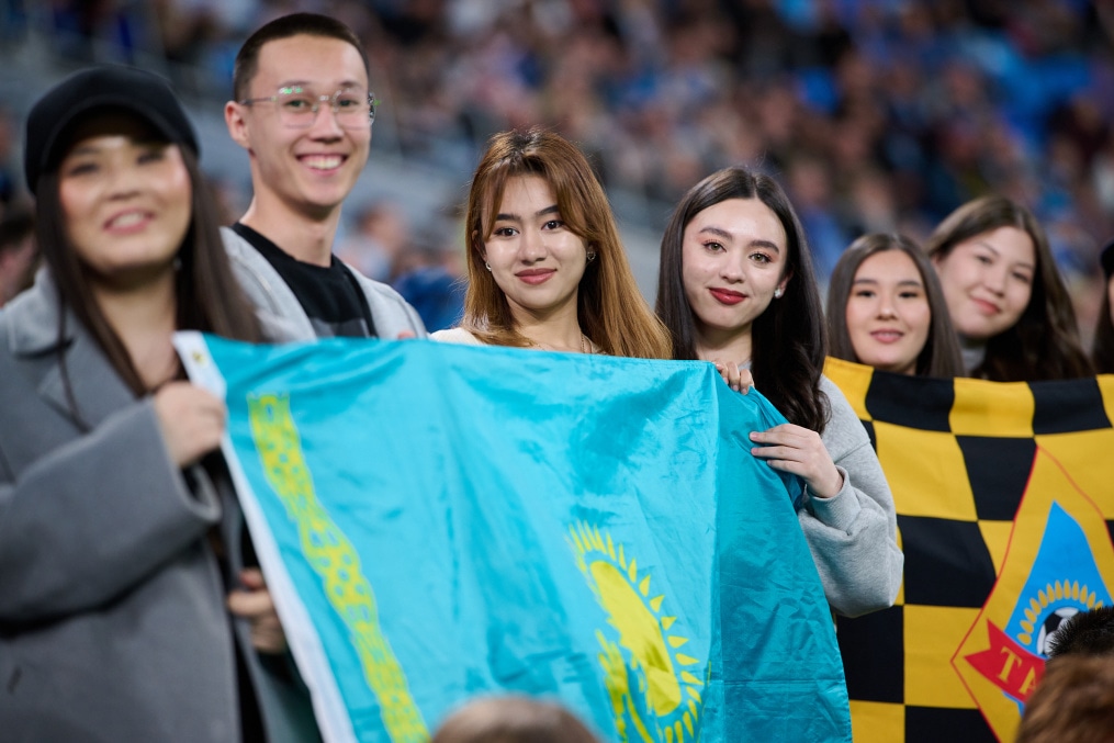 Болельщики на матче «Зенит» — «Кайрат»