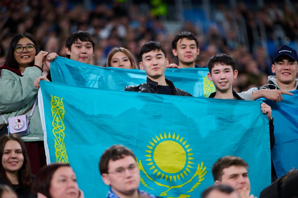 Болельщики на матче «Зенит» — «Кайрат»