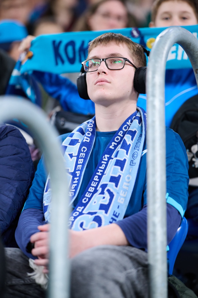 Болельщики на матче «Зенит» — «Кайрат»