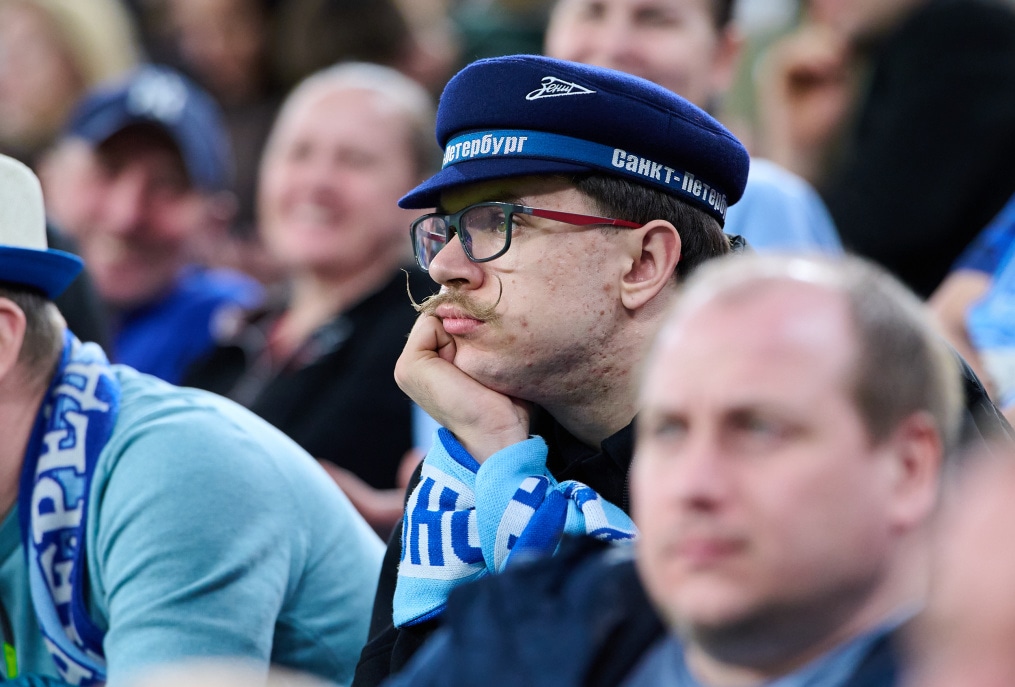 Болельщики на матче «Зенит» — «Кайрат»