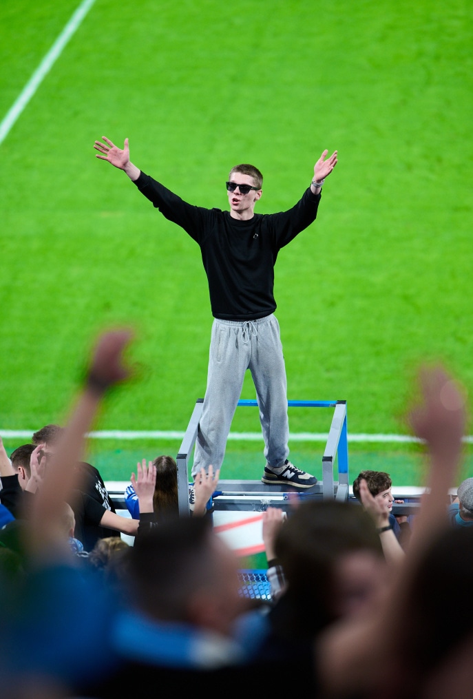 Болельщики на матче «Зенит» — «Кайрат»