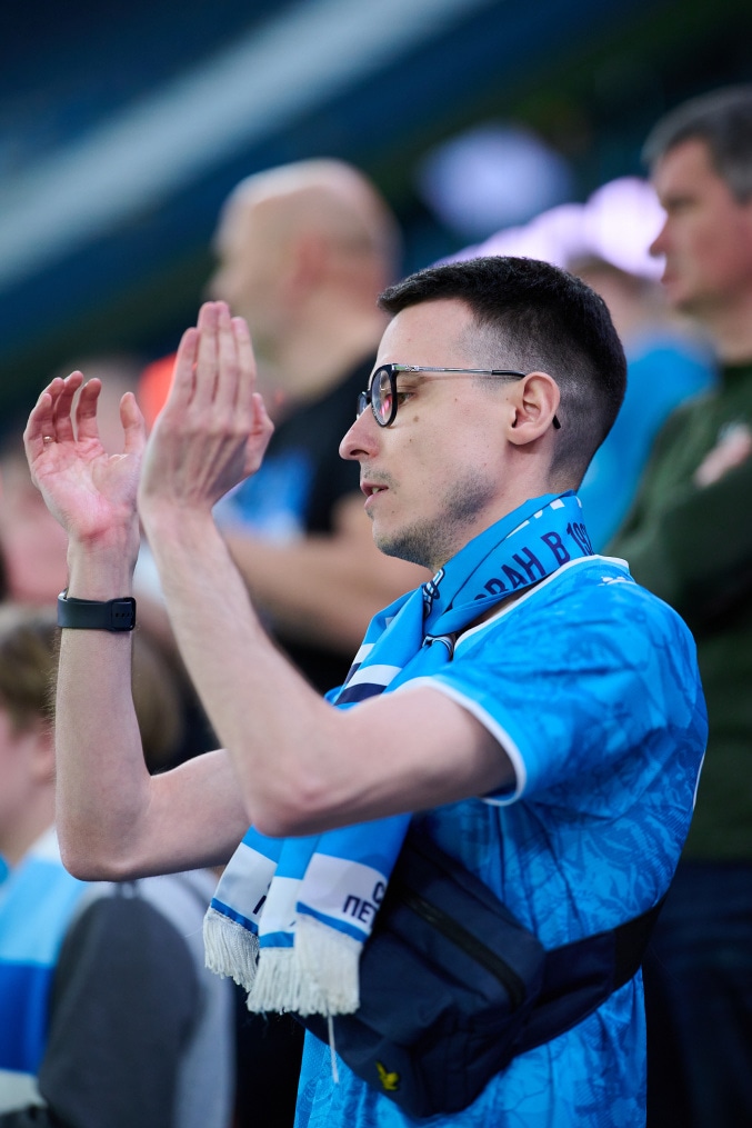 Болельщики на матче «Зенит» — «Кайрат»