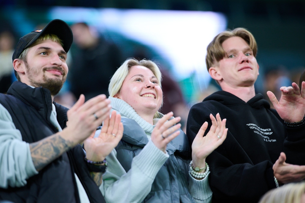 Болельщики на матче «Зенит» — «Кайрат»