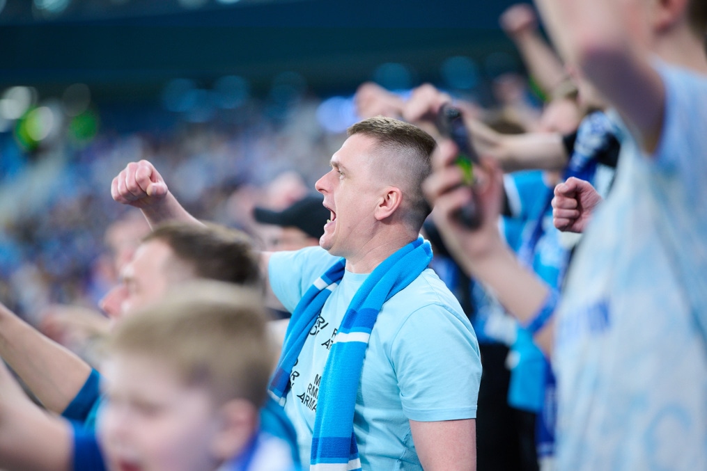 Болельщики на матче «Зенит» — «Кайрат»