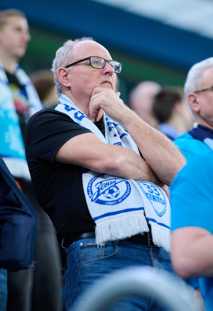 Болельщики на матче «Зенит» — «Кайрат»