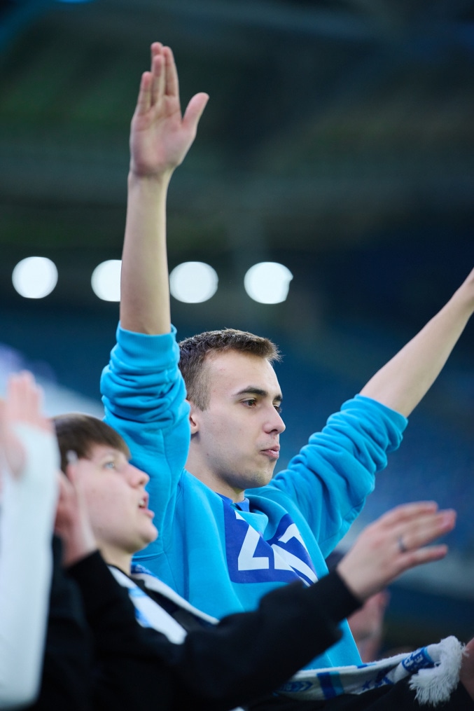 Болельщики на матче «Зенит» — «Кайрат»