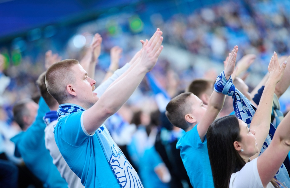 Болельщики на матче «Зенит» — «Кайрат»