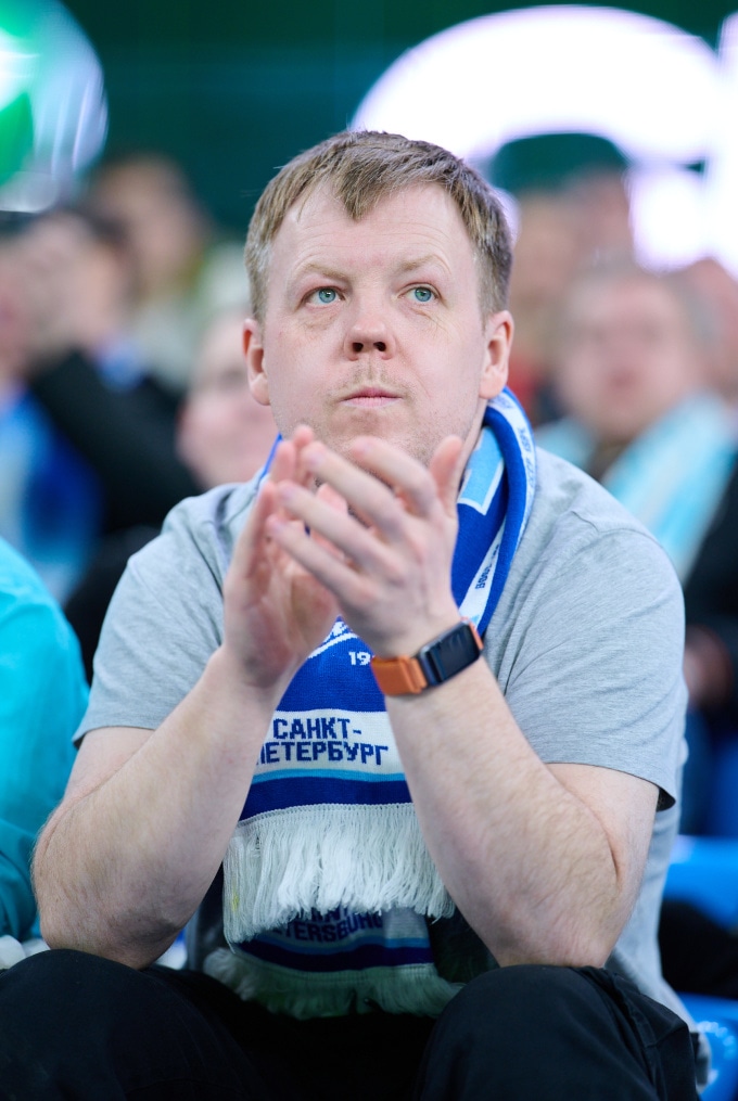 Болельщики на матче «Зенит» — «Кайрат»