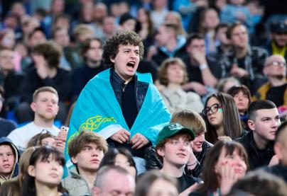 Болельщики на матче «Зенит» — «Кайрат»