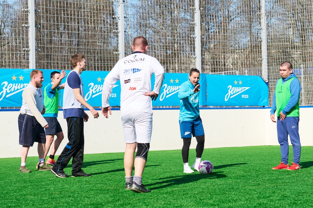 Встреча женской команды с болельщиками, посвященная пятилетию фанатского движения