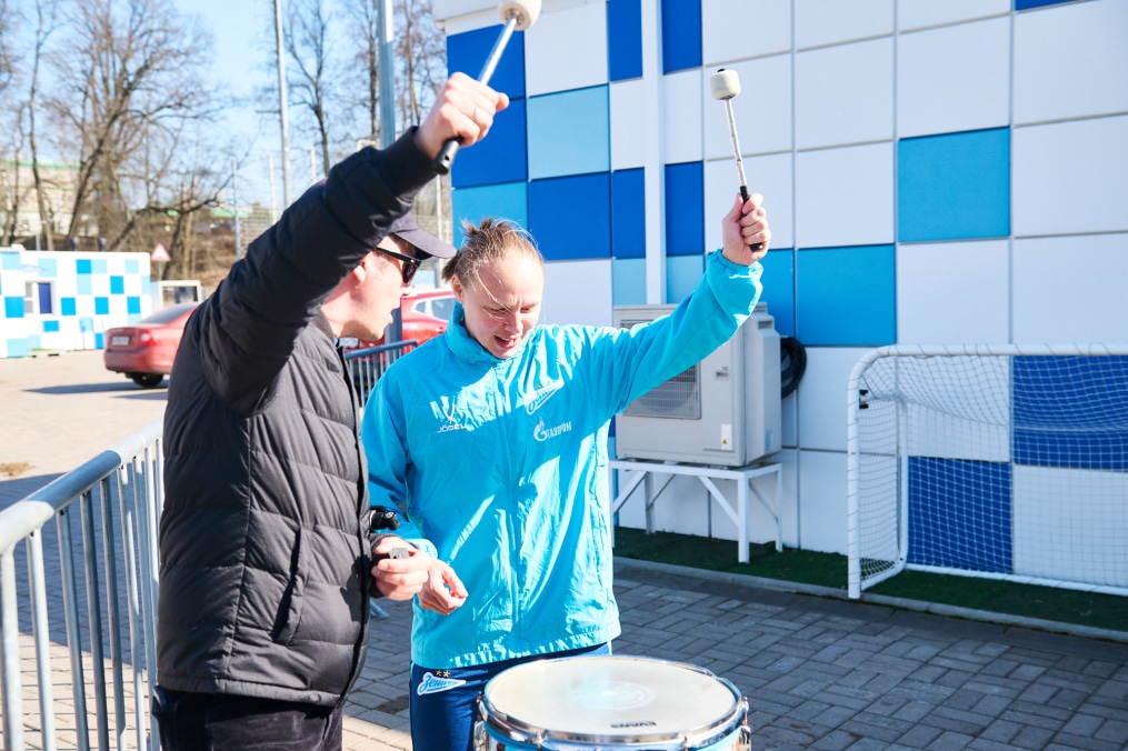 Встреча женской команды с болельщиками, посвященная пятилетию фанатского движения