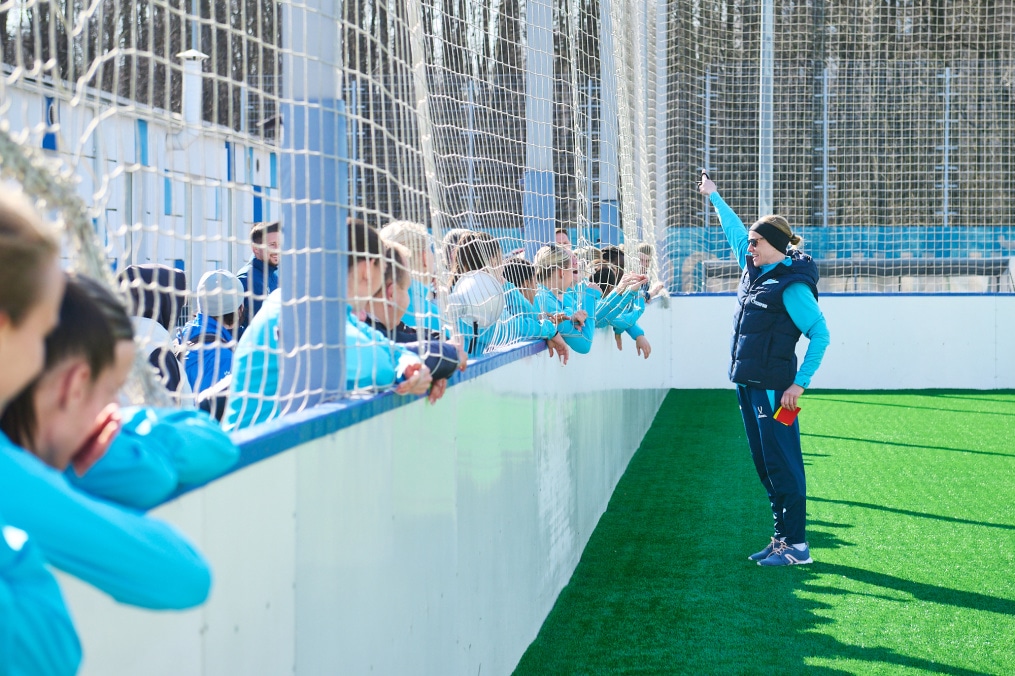 Встреча женской команды с болельщиками, посвященная пятилетию фанатского движения