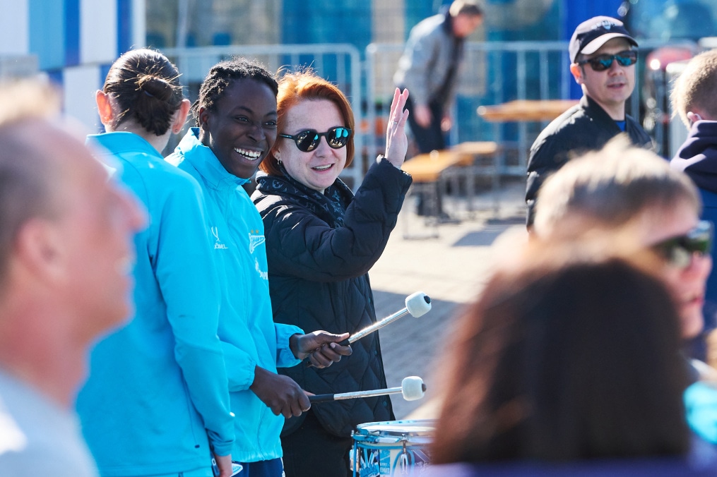 Встреча женской команды с болельщиками, посвященная пятилетию фанатского движения