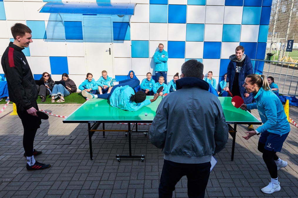 Встреча женской команды с болельщиками, посвященная пятилетию фанатского движения