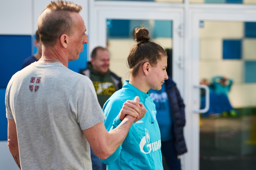 Встреча женской команды с болельщиками, посвященная пятилетию фанатского движения