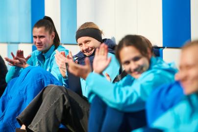 Встреча женской команды с болельщиками, посвященная пятилетию фанатского движения