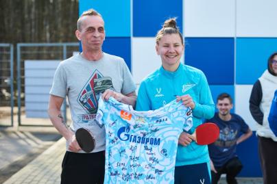 Встреча женской команды с болельщиками, посвященная пятилетию фанатского движения