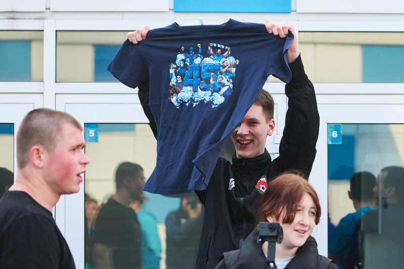 Встреча женской команды с болельщиками, посвященная пятилетию фанатского движения